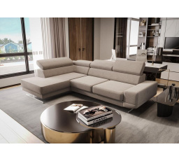 Rohová sedací souprava MILANO I - béžová, levá