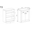 Komoda Tadeusz T2 Dub stoletý