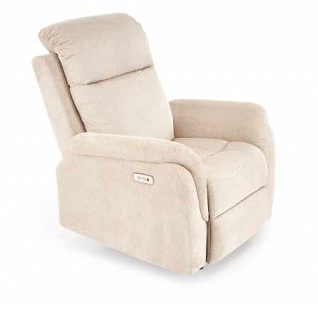 GALEON relaxační křeslo s funkcí elektrického sklápění, béžové (1p=1ks)