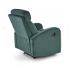 Polohovací křeslo WONDER, Tmavě zelená
