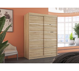 Posuvná skříň LUFT 150 Sonoma+Sonoma