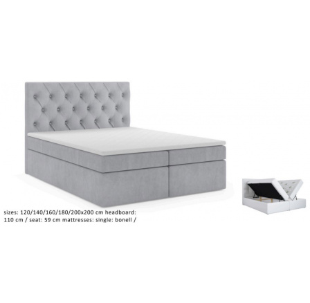 Kontinentální postel Blanka 160x200