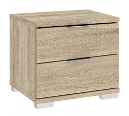 Noční stolek PRAHA 2S, Dub Sonoma