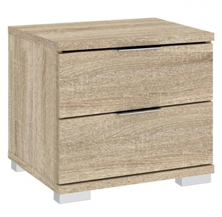 Noční stolek PRAHA 2S, Dub Sonoma