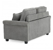 Dvoumístná pohovka, šedá, manšestrová látka, ASB-4170 GREY2