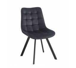 Židle velvet černá J265