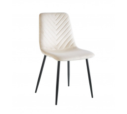 Židle velvet béžová K5-FX