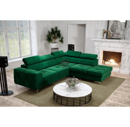 Rohová sedací souprava ORION II s funkcí spaní 225x255 cm - volitelný odstín - pravá