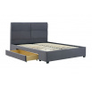 Postel čalouněná s šuplíkem START 2 160x200 JG Šedá