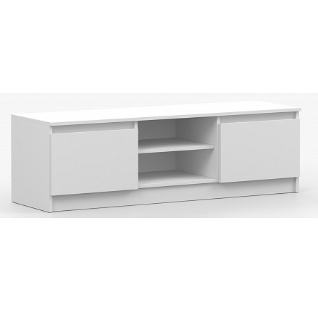 Televizní stolek SOLO - RTV 135, Bílý Mat
