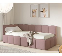 Postel TUNIS 200 x 90, nízký bok, Velutto 14, Levá