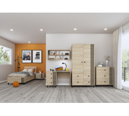 Dětský pokoj - FOX 2, Dub Sonoma