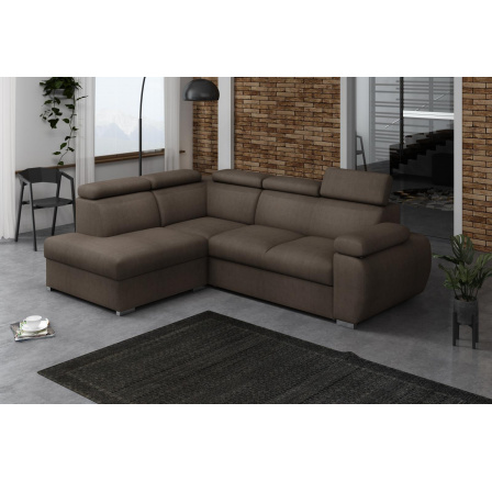 Rohová sedací soustava Bodie IV levá hnědá Rohová sedací soustava Bodie IV levá hnědá