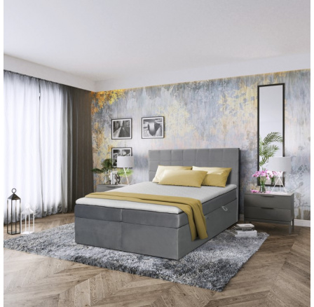 Postel Chantal I 180x200 IN 91 šedá Postel Chantal I 180x200 IN 91 šedá