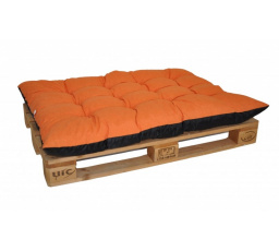Paletový sedák / zahradní matrace oranžový melír