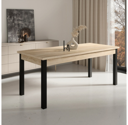 Rozkládací stůl RODOS 80 Black+Sonoma