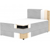 Čalouněná postel - boxspring ALAMITO 140x200, Modullo 40