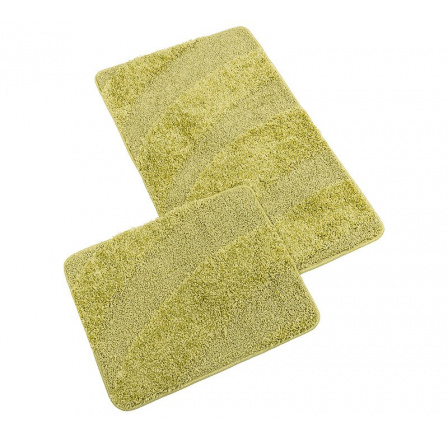 Koupelnová sada předložek SILVER 60x100+60x50cm zelená