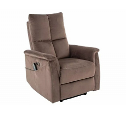 Rozkládací křeslo NEPTUN M VELVET, Cappuccino BLUVEL 38