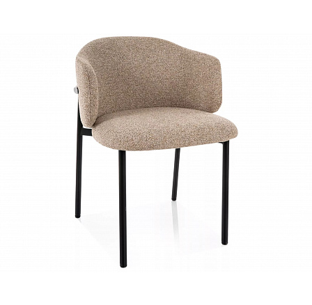 ŽIDLE OSAKA ČERNÝ RÁM / BÉŽOVÉ ČALOUNĚNÍ. 253