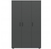 Šatní skříň BASIC 3D Antracit tmavá