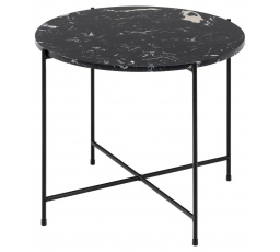 Konferenční stolek Avila nízký černý mramor