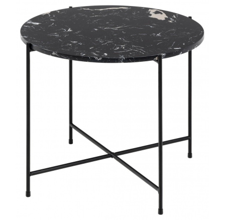 Konferenční stolek Avila nízký černý mramor