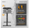Stůl s nastavitelnou výškou  X-Tensio 1100 černý