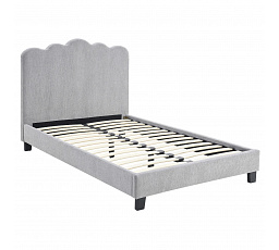 Postel 120x200 CRATER Šedá Tkanina