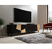 TV komoda ETNA, černá matná / dub craft