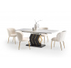 Jídelní stůl VINCENZO, bílý mramor