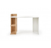Psací stůl FINO, dub zlatý/bílý