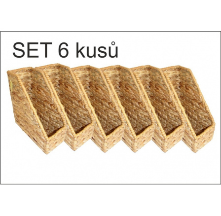 Pořadač na časopisy vodní hyacint 6 kusů Pořadač na časopisy vodní hyacint 6 kusů