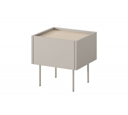 Noční stolek Desin, kašmír / dub nagano