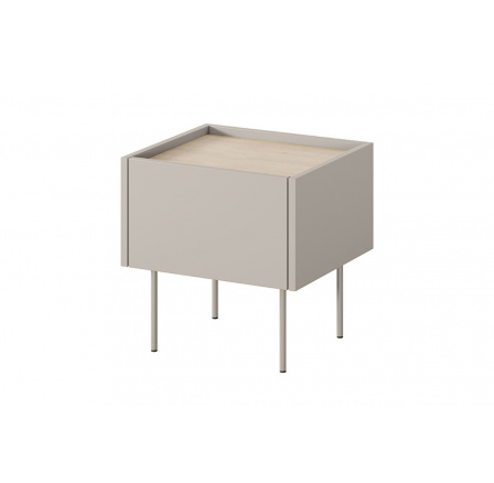 Noční stolek Desin, kašmír / dub nagano Noční stolek Desin, kašmír / dub nagano