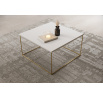 Konferenční stolek Roni Zlatý+Bílý