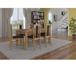 Sada stolu s židlemi RODOS 52 Craft Gold