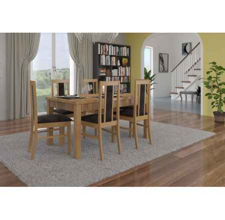 Sada stolu s židlemi RODOS 52 Craft Gold