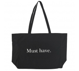Shopper taška Must Have černá
