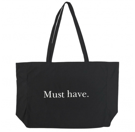 Shopper taška Must Have černá