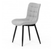 Jídelní židle, šedá, látka, HC-462 SIL2