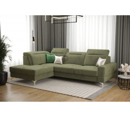 Rohová sedací souprava MALIBU MINI 180X250 - levá, olivová