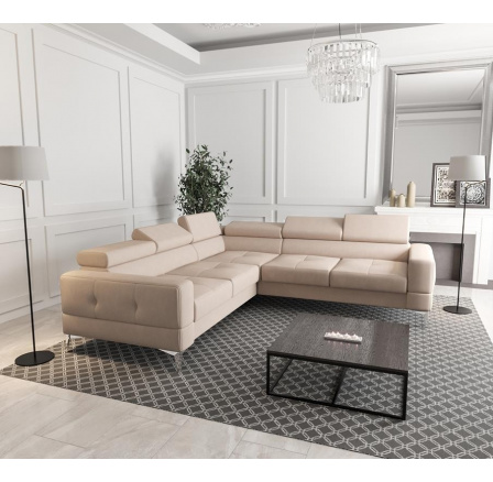 Rohová sedací souprava TOSCANIA MAX 250×250 - levá, béžová