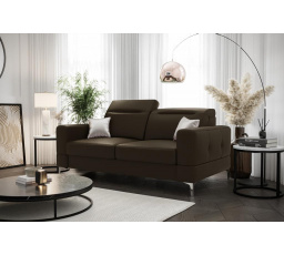 Sofa MALIBU II 180 cm přírodní kůže - Kůže olivově hnědá