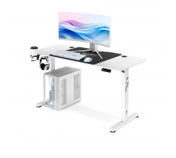 Herní stůl 140 cm s nastavitelnou výškou  X-TENSIO 1400 bílý