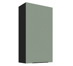 Horní skříňka ARIA - 60 G-108 1F, Černá/Aquamarine