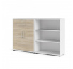Komoda OFFICE 80400/105, Dub sonoma/Bílá