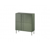 Komoda TRESSE 4D, zelená