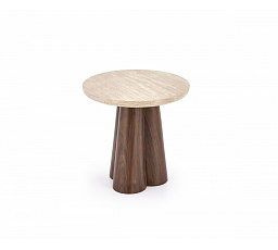 FRIDA S lavice lavice travertin / ořechová (2p=1ks)