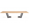 Jídelní stůl MASSIVE 2, přírodní dub/černý